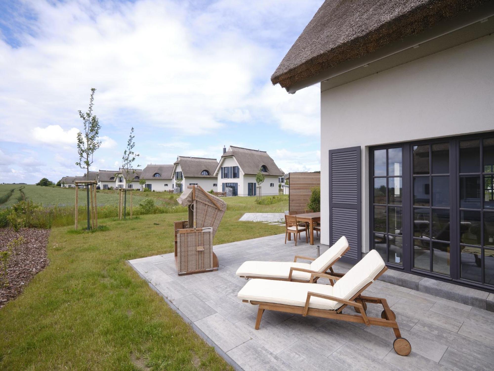 דראנסקה Reetland Am Meer - Luxusplus Reetdachvilla Mit 4 Schlafzimmern, Aussensauna, Loungebereich Und Kamin G07 מראה חיצוני תמונה